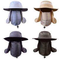 Boonie Snap Hat Brim Ear Neck Cover Sun Flap Cap Hunting Fishing Hiking Bucket  eb-21505489